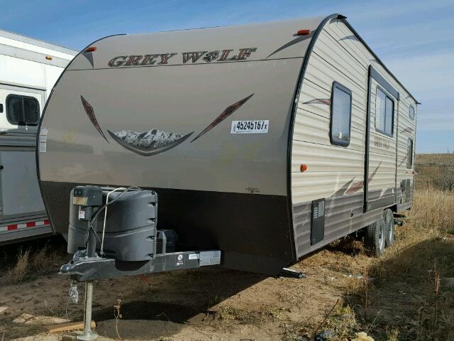 4X4TCKY24GK035591 - 2016 WILDWOOD GREY WOLF BROWN photo 2