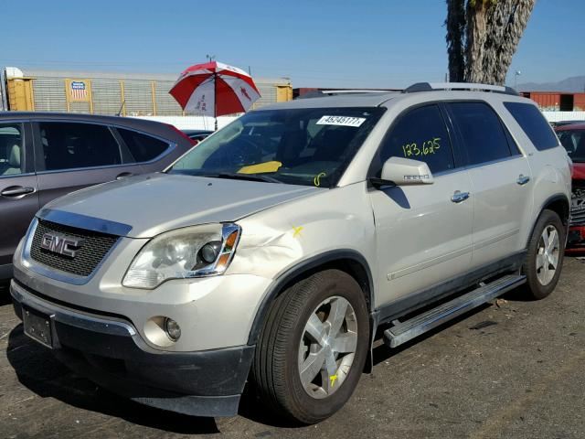 1GKLRMED5AJ130474 - 2010 GMC ACADIA SLT TAN photo 2