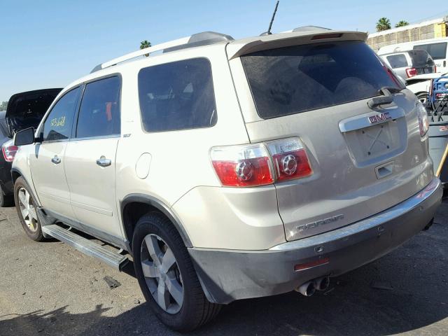 1GKLRMED5AJ130474 - 2010 GMC ACADIA SLT თაფლისფერი ფოტო 3