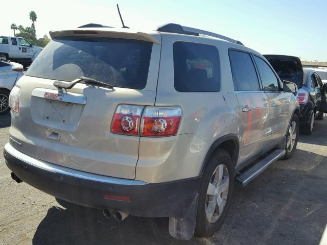 1GKLRMED5AJ130474 - 2010 GMC ACADIA SLT თაფლისფერი ფოტო 4