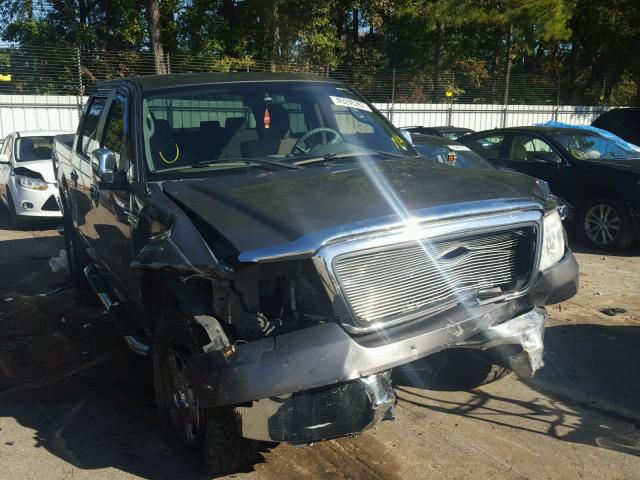 1FTPW12V38FB75895 - 2008 FORD F150 SUPER GRAY photo 1