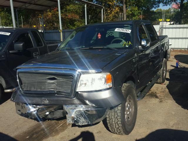 1FTPW12V38FB75895 - 2008 FORD F150 SUPER GRAY photo 2