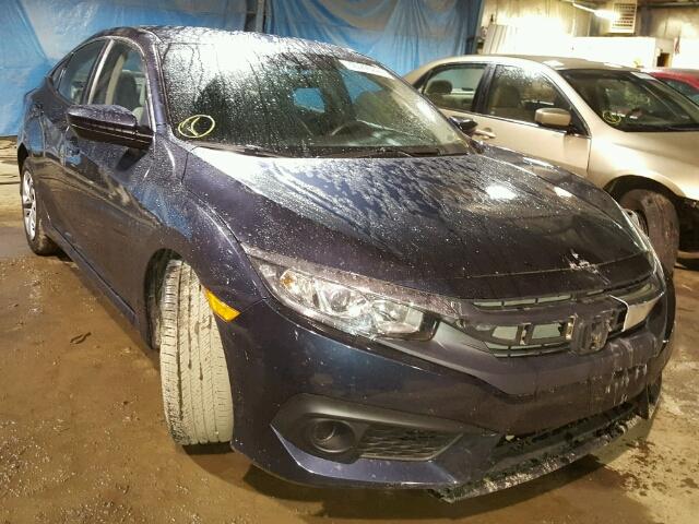 19XFC2F65GE058566 - 2016 HONDA CIVIC LX BLUE photo 1