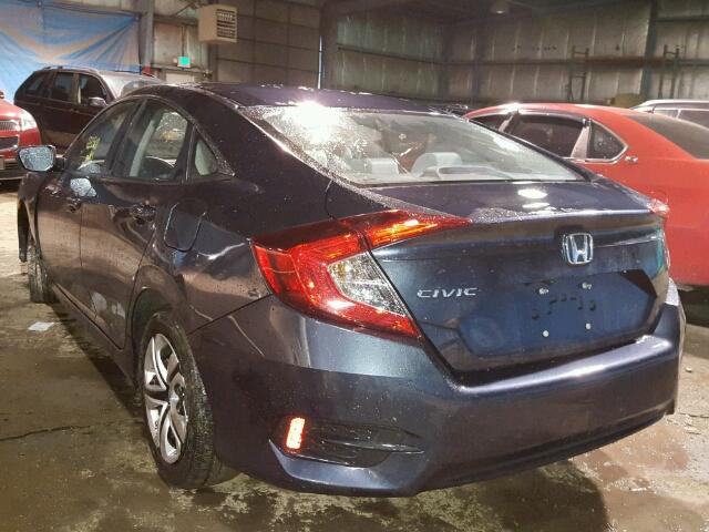 19XFC2F65GE058566 - 2016 HONDA CIVIC LX BLUE photo 3