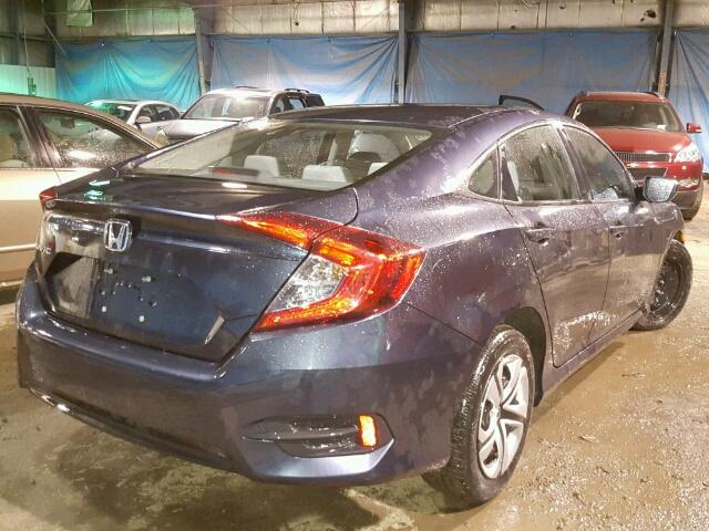 19XFC2F65GE058566 - 2016 HONDA CIVIC LX BLUE photo 4