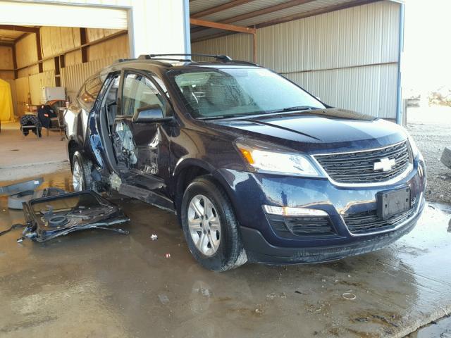 1GNKRFKD5FJ331278 - 2015 CHEVROLET TRAVERSE L BLUE photo 1