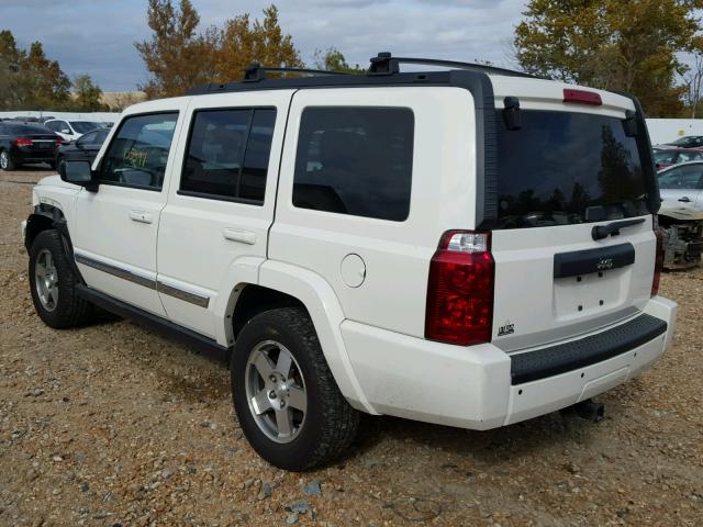 1J4RH4GKXAC157558 - 2010 JEEP COMMANDER WHITE photo 3