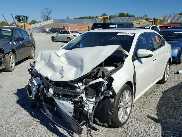 4T1BK1EB5DU012920 - 2013 TOYOTA AVALON BAS WHITE photo 2