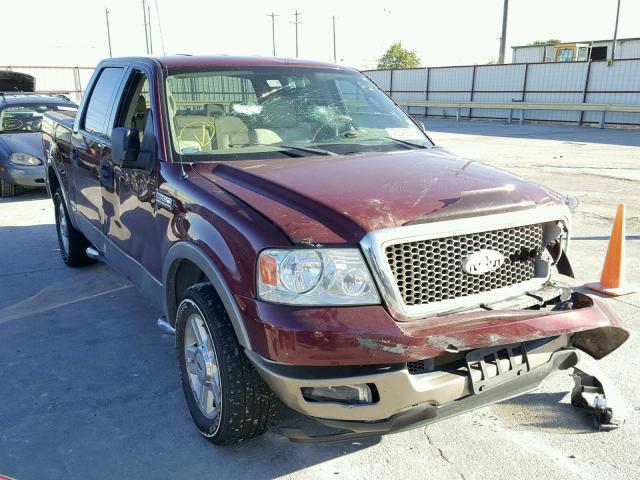 1FTPW125X4KD54081 - 2004 FORD F150 SUPER MAROON photo 1