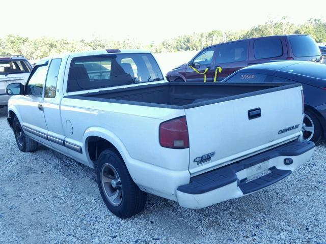 1GCCS19W918125523 - 2001 CHEVROLET S TRUCK S1 WHITE photo 3