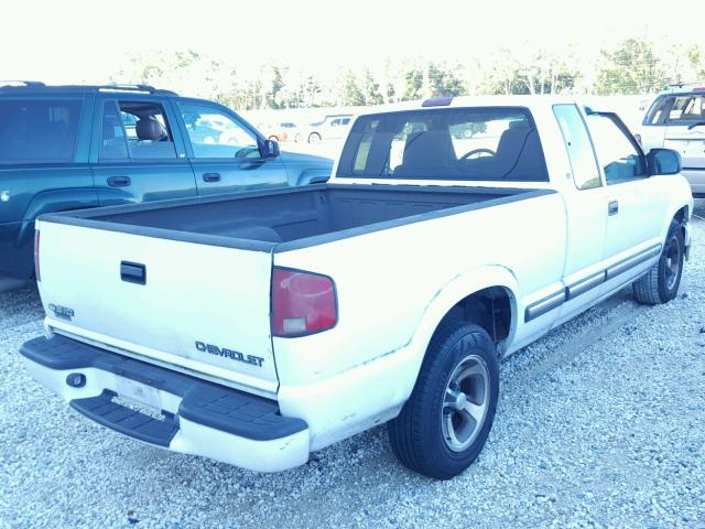 1GCCS19W918125523 - 2001 CHEVROLET S TRUCK S1 WHITE photo 4