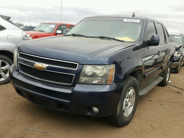 3GNFK12387G167172 - 2007 CHEVROLET AVALANCHE BLACK photo 2