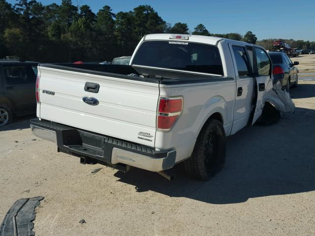 1FTFW1CF0DFC72713 - 2013 FORD F150 SUPER WHITE photo 4