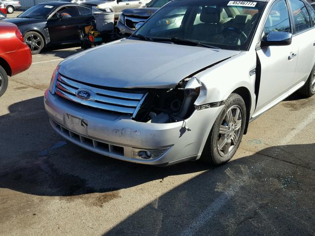 1FAHP25W29G118746 - 2009 FORD TAURUS LIM SILVER photo 9