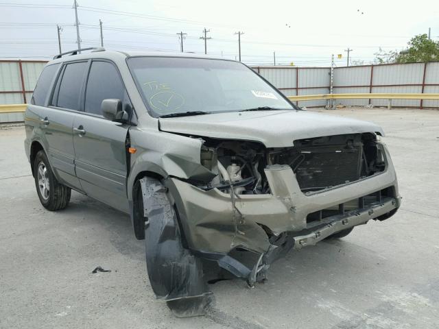 5FNYF285X7B041308 - 2007 HONDA PILOT EXL GREEN photo 1