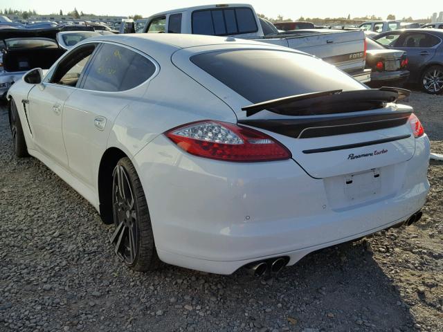 WP0AC2A7XBL090424 - 2011 PORSCHE PANAMERA T WHITE photo 3