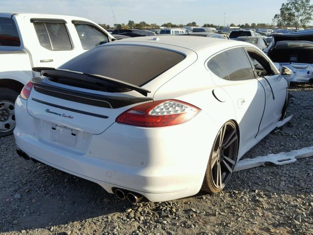 WP0AC2A7XBL090424 - 2011 PORSCHE PANAMERA T WHITE photo 4