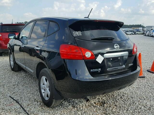 JN8AS5MT0CW612897 - 2012 NISSAN ROGUE BLACK photo 3