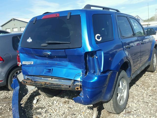 1FMCU0D7XBKA91368 - 2011 FORD ESCAPE XLT BLUE photo 4