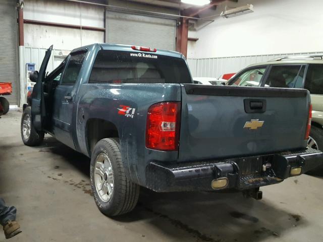 3GCEK13J78G275589 - 2008 CHEVROLET SILVERADO BLUE photo 3