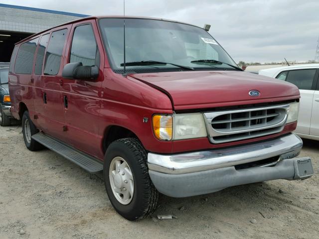 1FBSS31L32HA90329 - 2002 FORD ECONOLINE RED photo 1