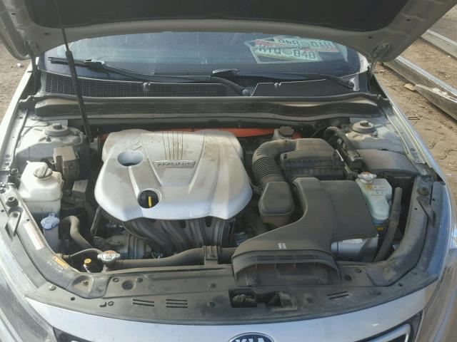 KNAGM4ADXD5044248 - 2013 KIA OPTIMA HYB SILVER photo 7