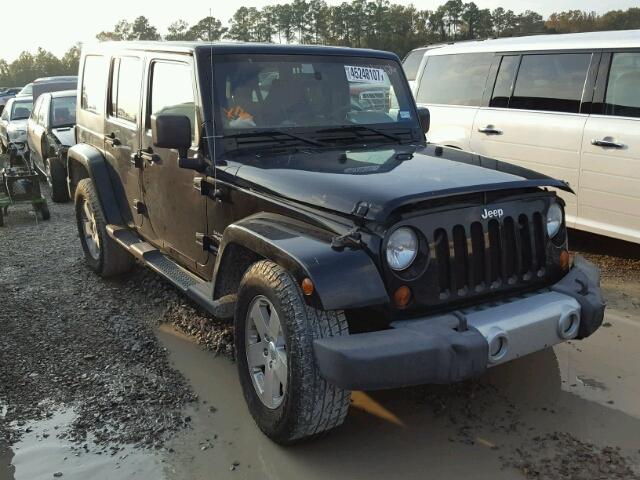 1J4BB5H14AL111187 - 2010 JEEP WRANGLER U BLACK photo 1