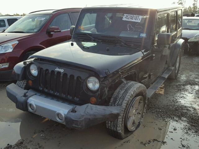 1J4BB5H14AL111187 - 2010 JEEP WRANGLER U BLACK photo 2