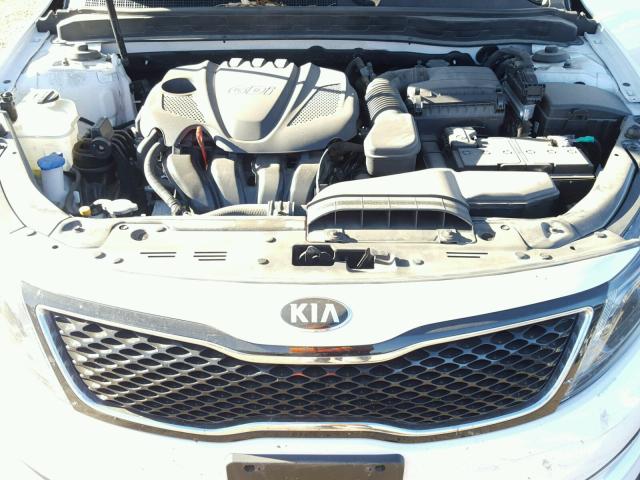 5XXGN4A70FG502033 - 2015 KIA OPTIMA EX WHITE photo 7