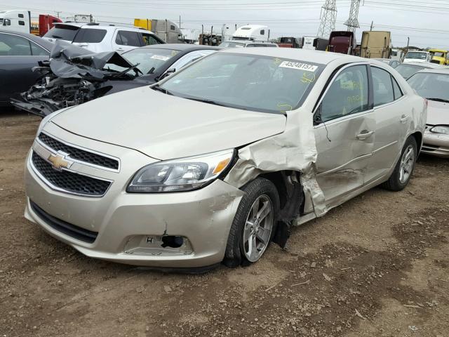 1G11B5SA3DF232332 - 2013 CHEVROLET MALIBU LS GOLD photo 2