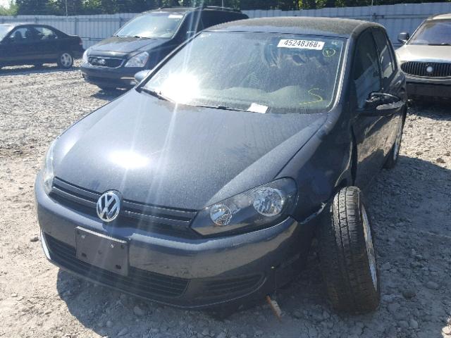 WVWDA7AJ6AW367627 - 2010 VOLKSWAGEN GOLF BLUE photo 2