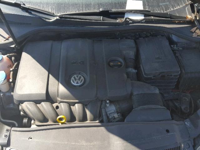 WVWDA7AJ6AW367627 - 2010 VOLKSWAGEN GOLF BLUE photo 7