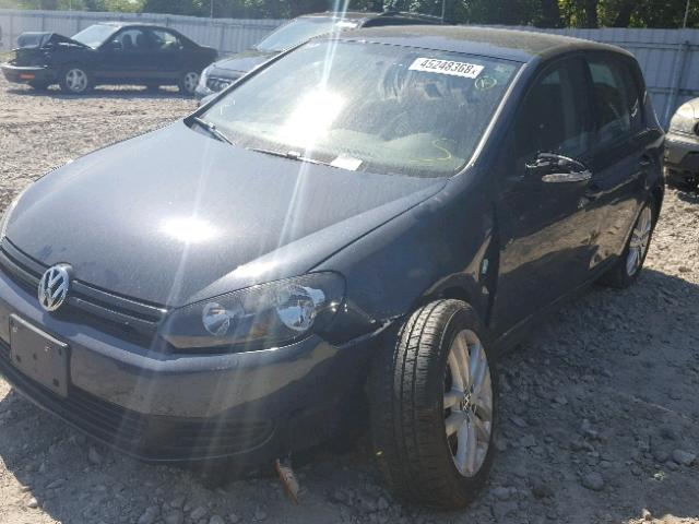 WVWDA7AJ6AW367627 - 2010 VOLKSWAGEN GOLF BLUE photo 9