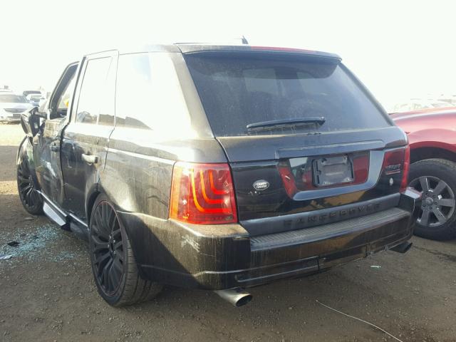 SALSH23476A972542 - 2006 LAND ROVER RANGE ROVE BLACK photo 3