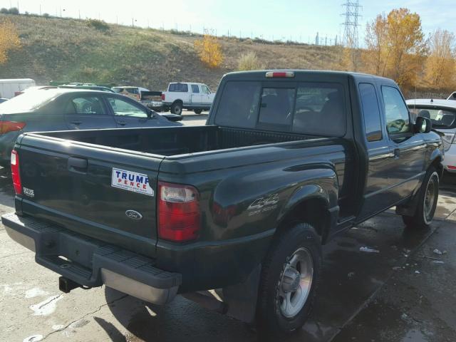 1FTZR15E11PB50327 - 2001 FORD RANGER GREEN photo 4