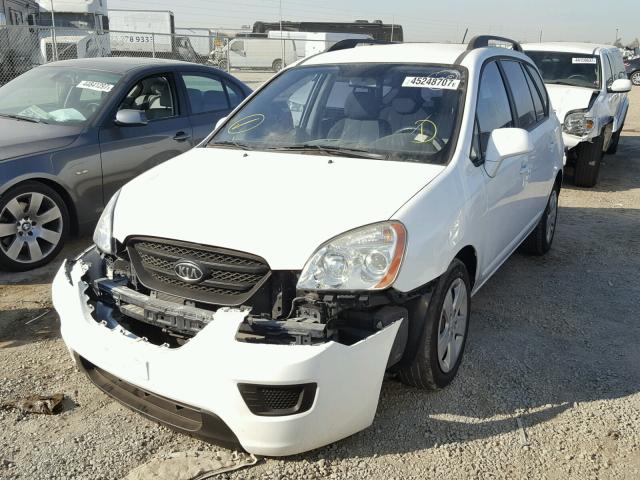 KNAFG529497274494 - 2009 KIA RONDO BASE WHITE photo 2