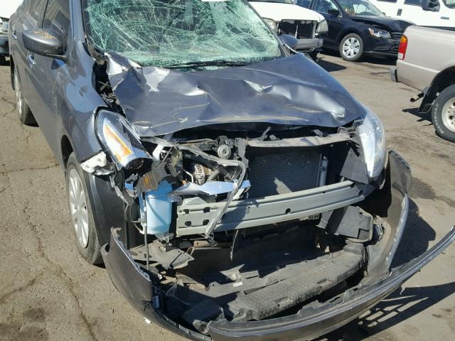 3N1CN7AP3GL886205 - 2016 NISSAN VERSA S CHARCOAL photo 9