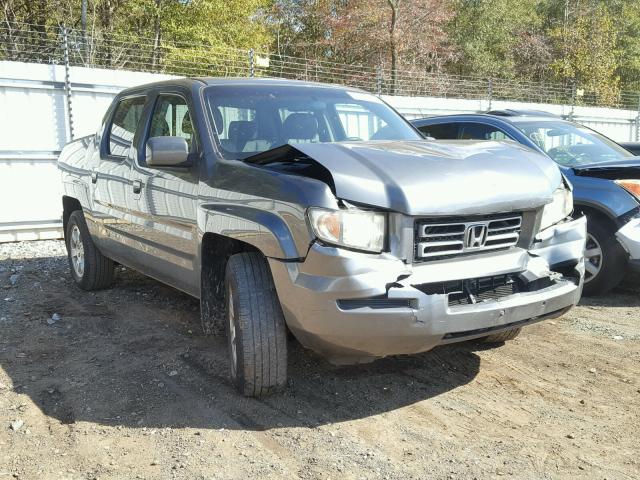 2HJYK16598H532761 - 2008 HONDA RIDGELINE GRAY photo 1