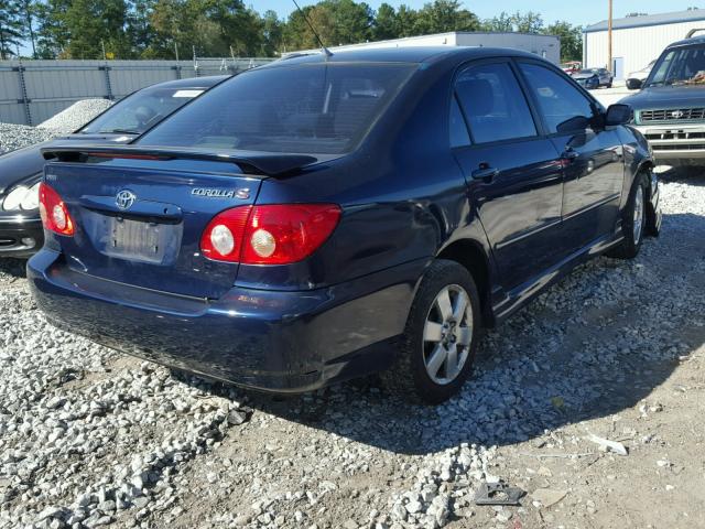 1NXBR32E06Z659041 - 2006 TOYOTA COROLLA CE BLUE photo 4