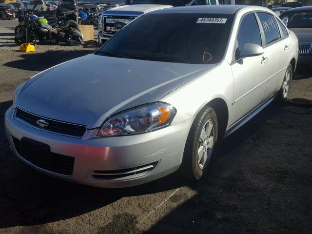 2G1WT57K191297229 - 2009 CHEVROLET IMPALA SILVER photo 2