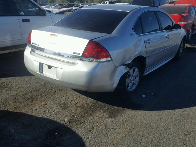 2G1WT57K191297229 - 2009 CHEVROLET IMPALA SILVER photo 4