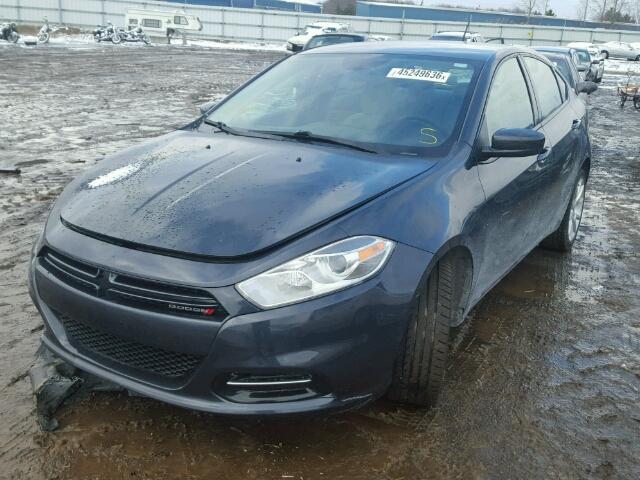 1C3CDFBA9DD221240 - 2013 DODGE DART SXT GRAY photo 2