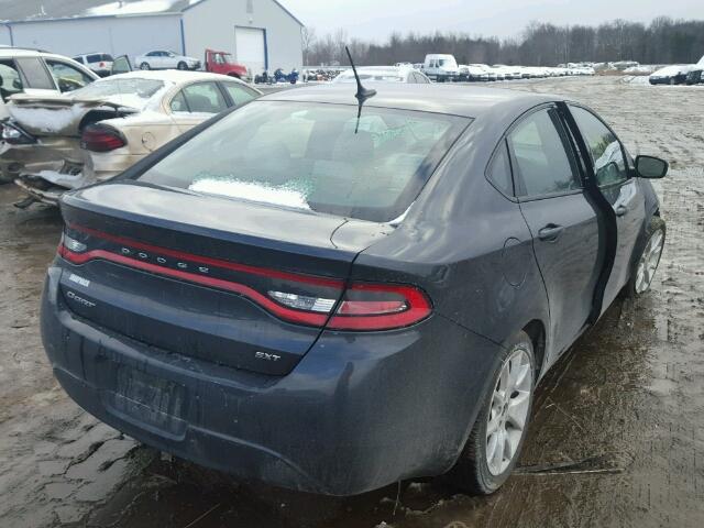 1C3CDFBA9DD221240 - 2013 DODGE DART SXT GRAY photo 4