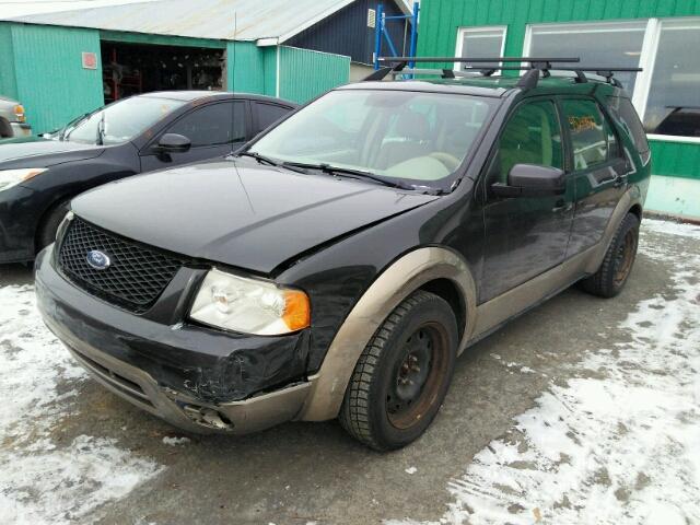 1FMDK05147GA11433 - 2007 FORD FREESTYLE BLACK photo 2