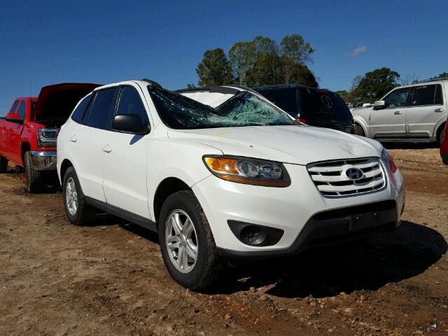 5NMSG3AB9AH337855 - 2010 HYUNDAI SANTA FE G WHITE photo 1