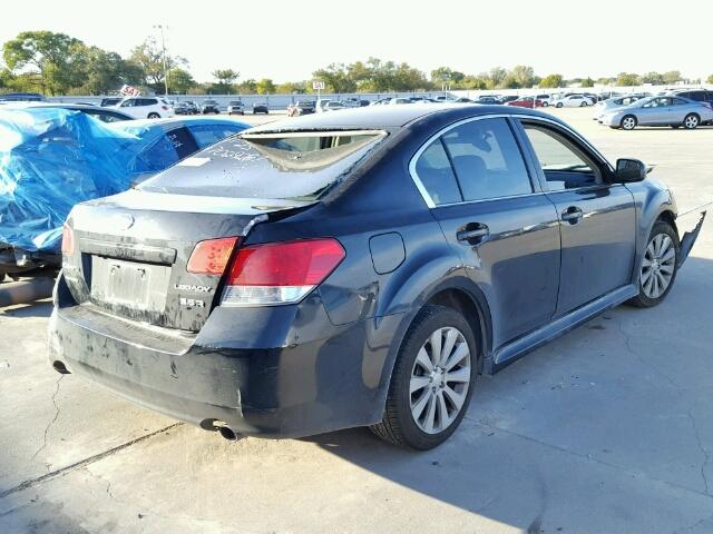 4S3BMEL69A2237859 - 2010 SUBARU LEGACY 3.6 BLACK photo 4