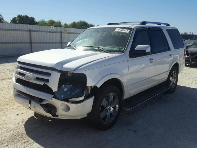 1FMJU1K59AEB55119 - 2010 FORD EXPEDITION WHITE photo 2