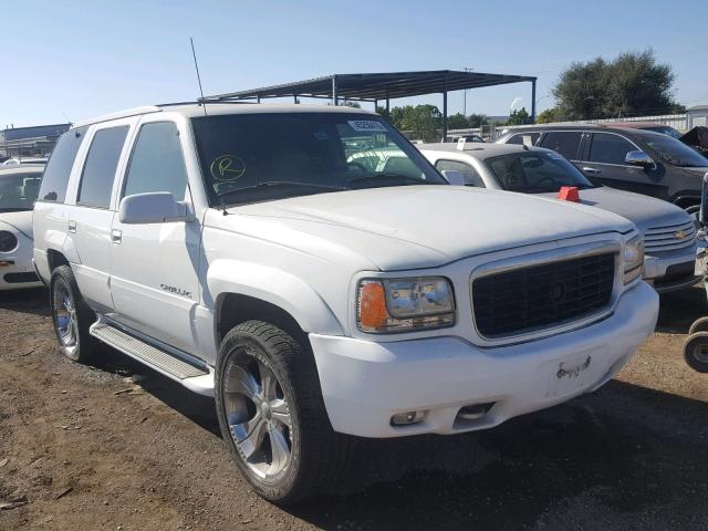 1GYEK13R4XR410669 - 1999 CADILLAC ESCALADE WHITE photo 1