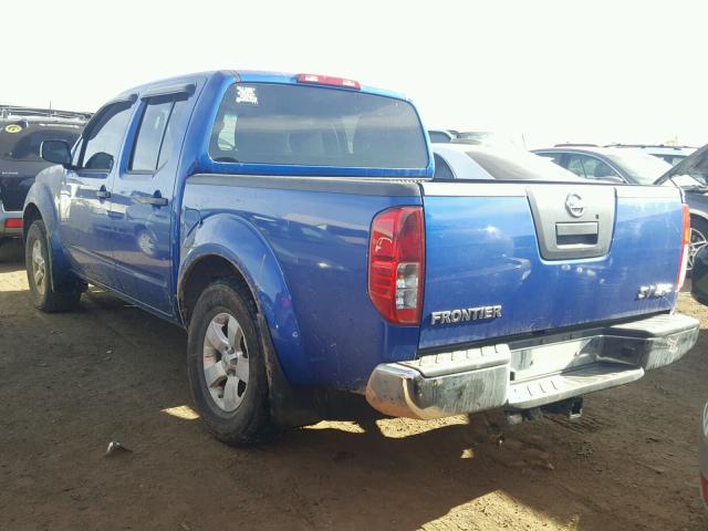 1N6AD0EV6CN700963 - 2012 NISSAN FRONTIER S BLUE photo 3