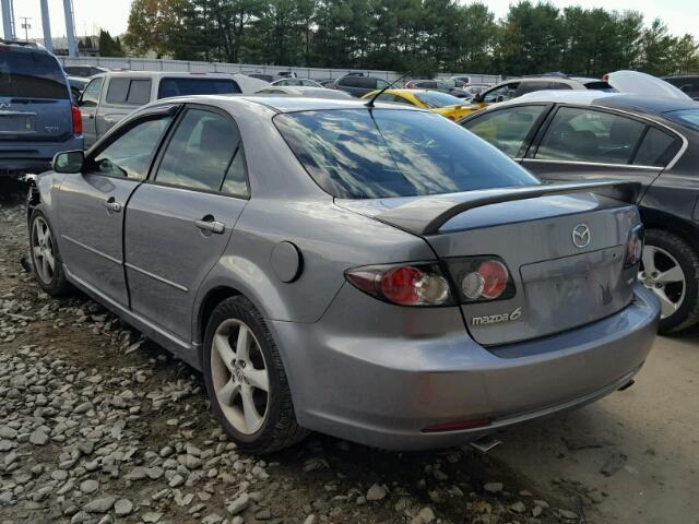 1YVHP80D165M70656 - 2006 MAZDA 6 S GRAY photo 3